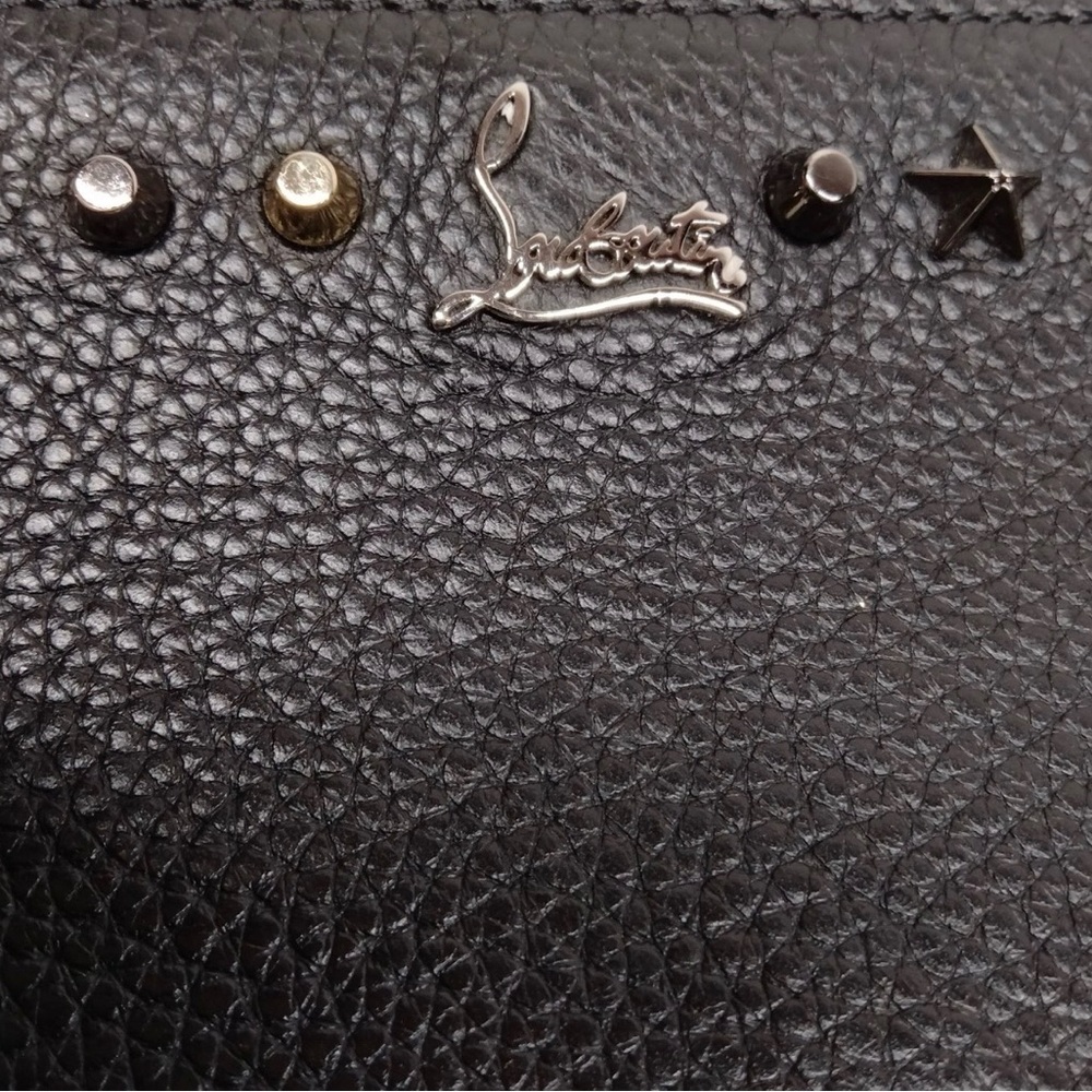 Christian Louboutin Shoulder Bag Black Leather - Picture 11 of 13